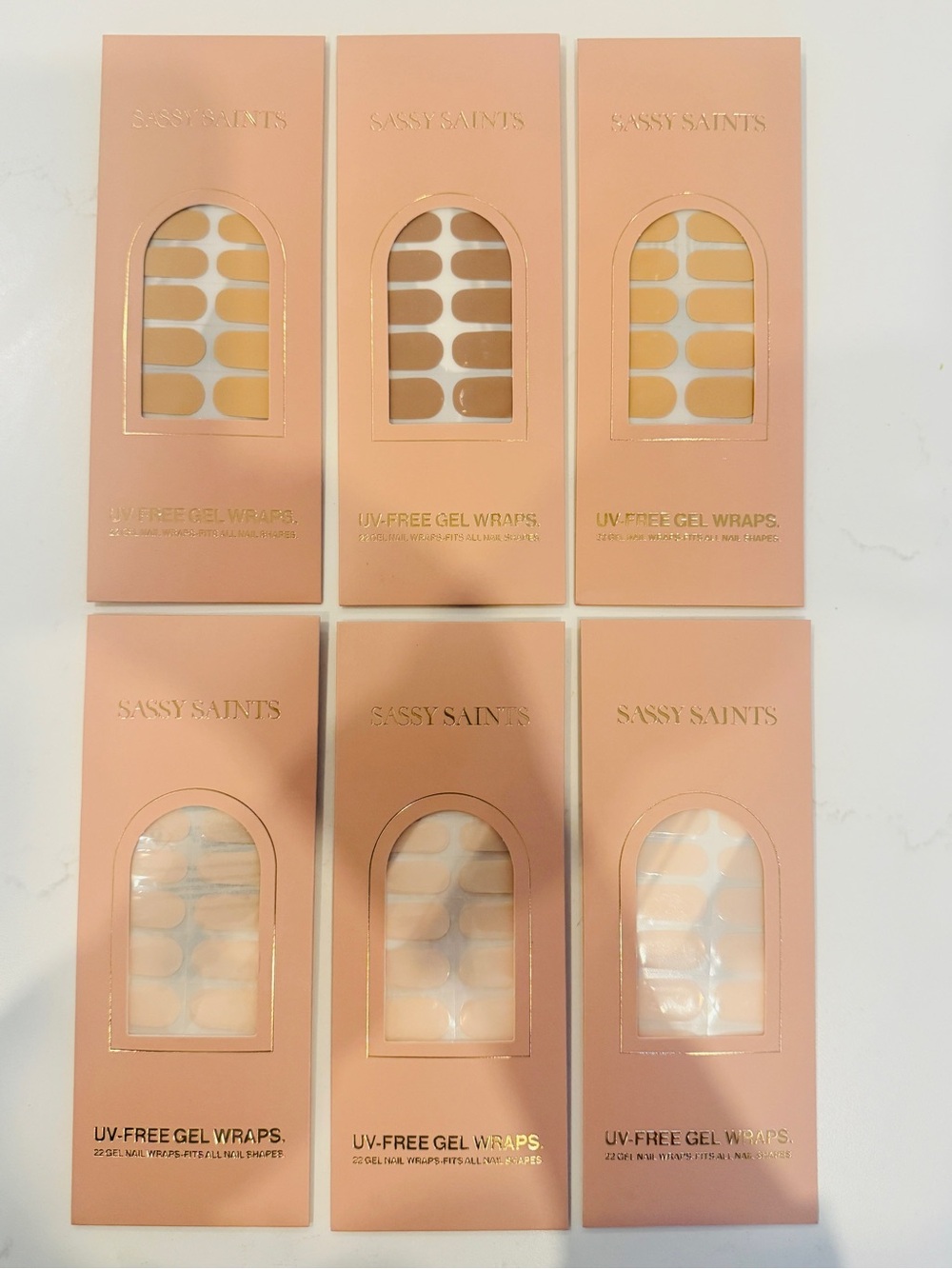 Neutral Set UV-free Gel Nail Wraps